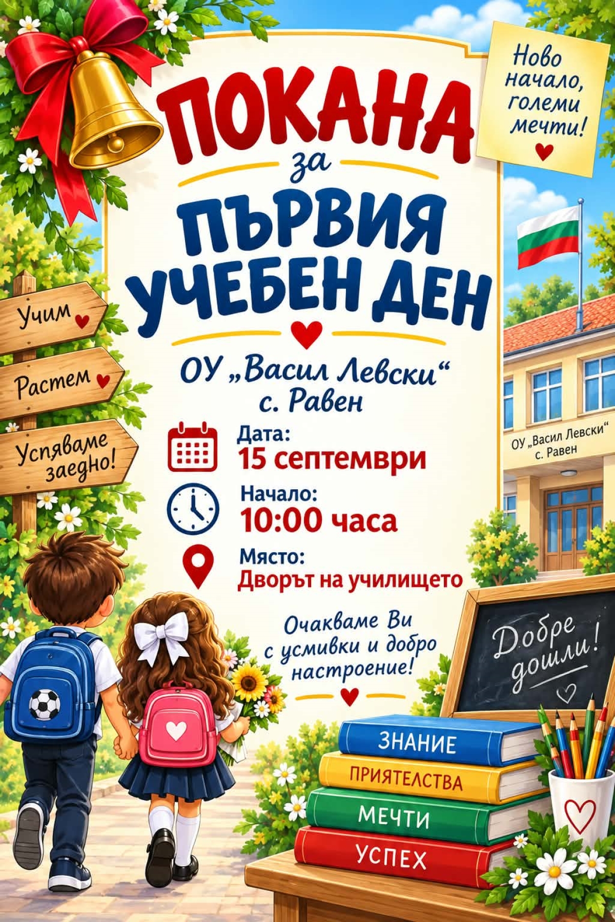 Откриване на учебната 2026/2027 година